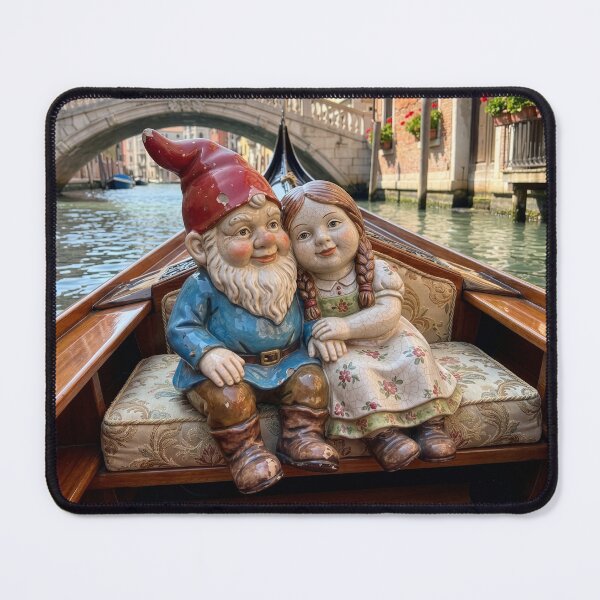 Item preview, Garden Gnome and Gnomess Visit Venice designed and sold by Tridentulus.