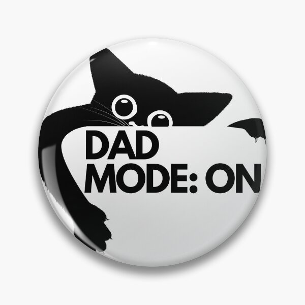 Item preview, DAD MODE: ON | Funny Peekaboo Dad Father's Day Design designed and sold by MagnetStyle.