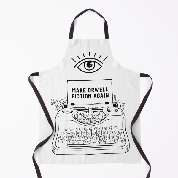 Item preview, Make Orwell Fiction Again Vintage Typewriter Design | Dystopian Literary Satire Graphic designed and sold by ArcticFoxStudio.