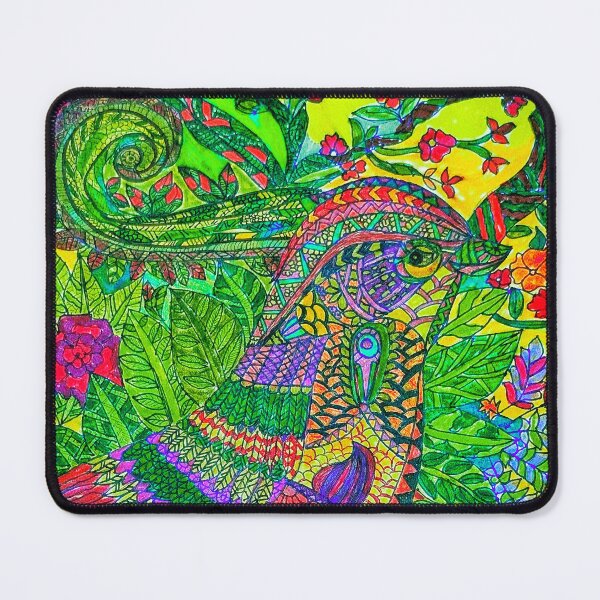 Item preview, Garden Songbird – Hand Drawn Floral Fantasy Art designed and sold by Selena.m.studio.