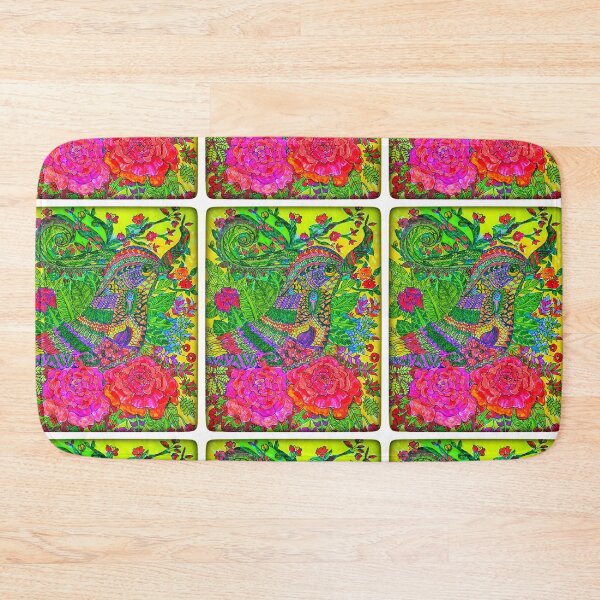 Item preview, Garden Songbird – Hand Drawn Floral Fantasy Art designed and sold by Selena.m.studio.