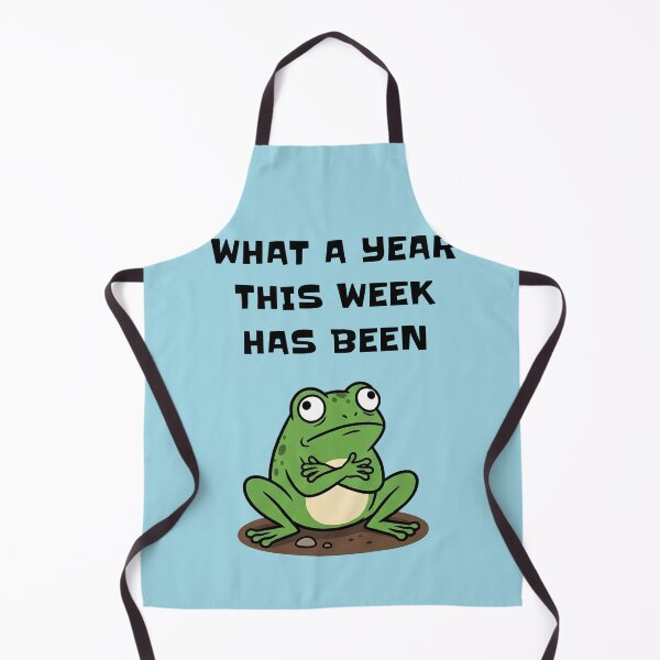 Item preview, What A Year This Week Has Been Funny Frog Quote designed and sold by d247.