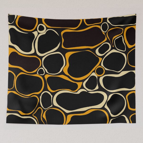 Item preview,  Scales - Abstract composition in black, yellow and beige 08  designed and sold by StefanStudioArt.