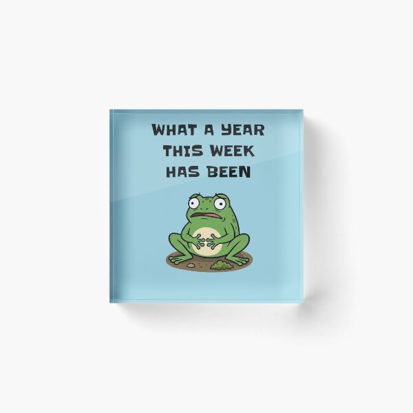 Item preview, Stressed Frog What A Year This Week Has Been designed and sold by d247.