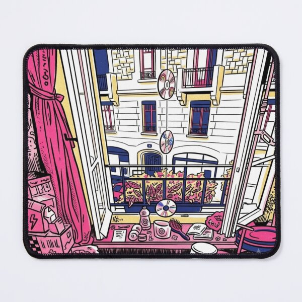 Item preview, “Window Seat Reveries & the Geneva Prophet of Soft‑Chaos Interiors” designed and sold by Print Fiction.