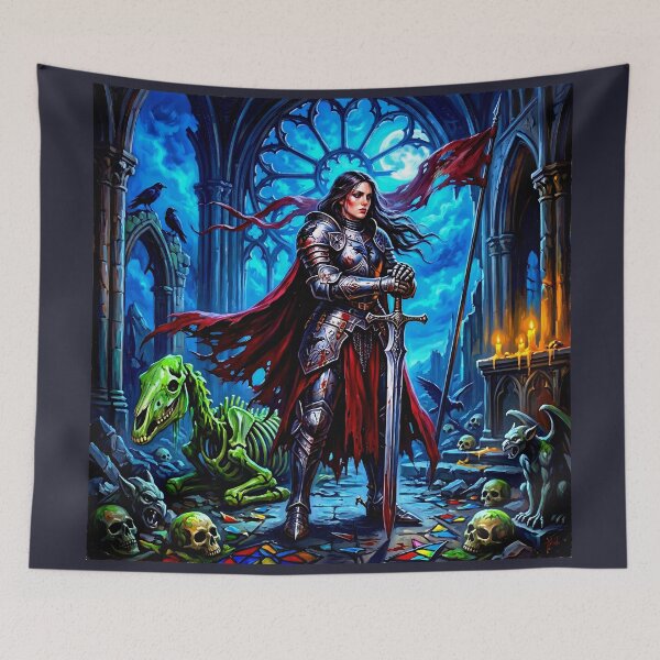 Item preview, Dark Gothic Art &amp; Fine Art Prints (1:1 Square Posters) designed and sold by Cyber-ART-Studio.