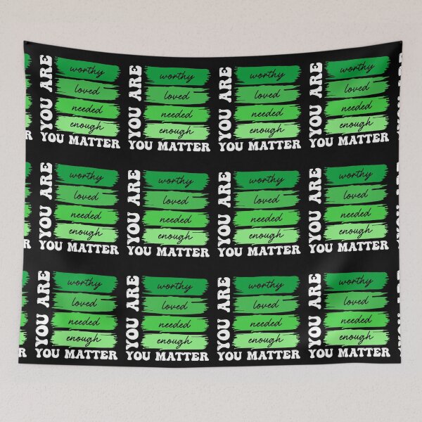 Item preview, Worthy Enough Mental Health designed and sold by EfiKrios.