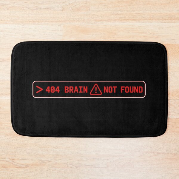 Item preview, 404 Brain Not Found designed and sold by Mohammed-Aydan.