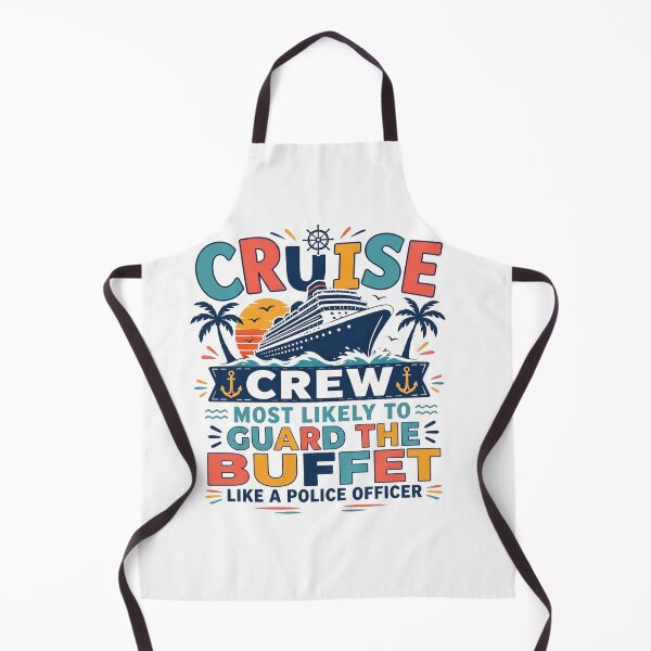 Item preview, Most Likely to Guard the Buffet Like a Police Officer – Funny Family Cruise Crew Matching – Cop Vacation designed and sold by Winarrts.