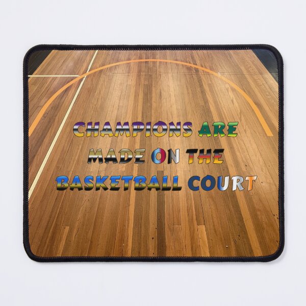 Item preview, Champions are Made on the Basketball Court #1 designed and sold by Holy JM Designs.