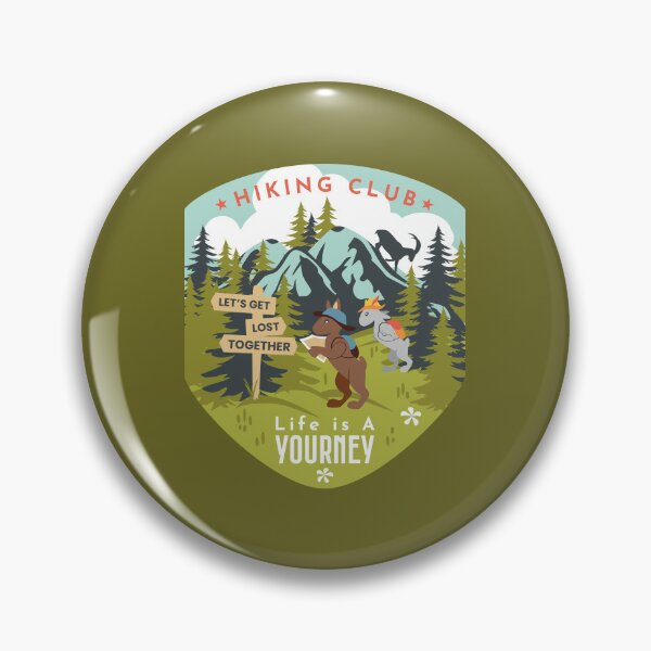 Item preview, Life is A Yourney - Hiking Club designed and sold by Melissa Plugge-Dekker.