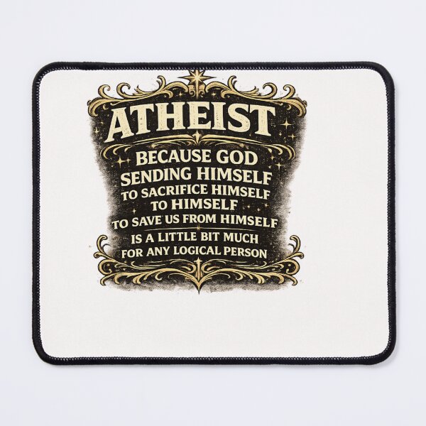 Item preview, atheist designed and sold by RiBoox - made with passion.