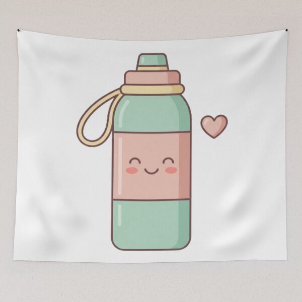 Item preview, Emotional Support Water Bottle Funny Hydration Quote Aesthetic designed and sold by CozyDesignsCo.