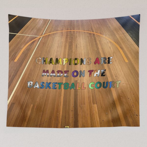 Item preview, Champions are Made on the Basketball Court #4 designed and sold by Holy JM Designs.