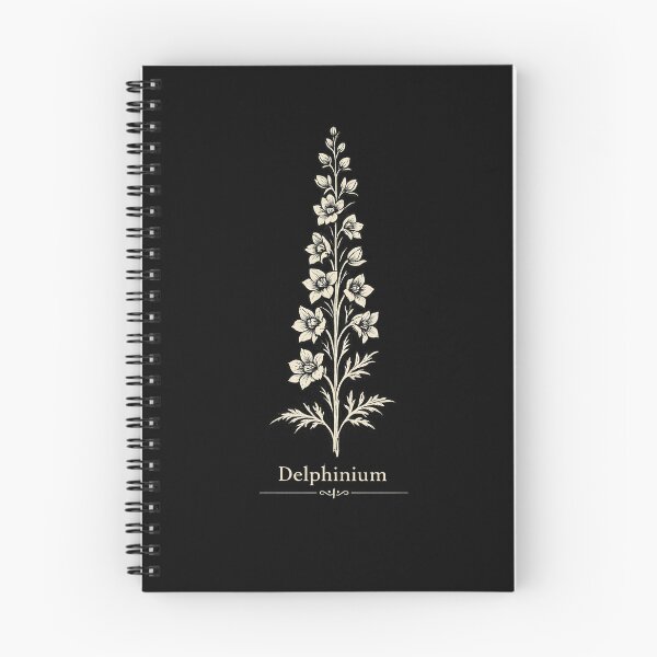 Item preview, Delphinium Botanical Shirt – Larkspur Dark Academia Design designed and sold by nbg2012.