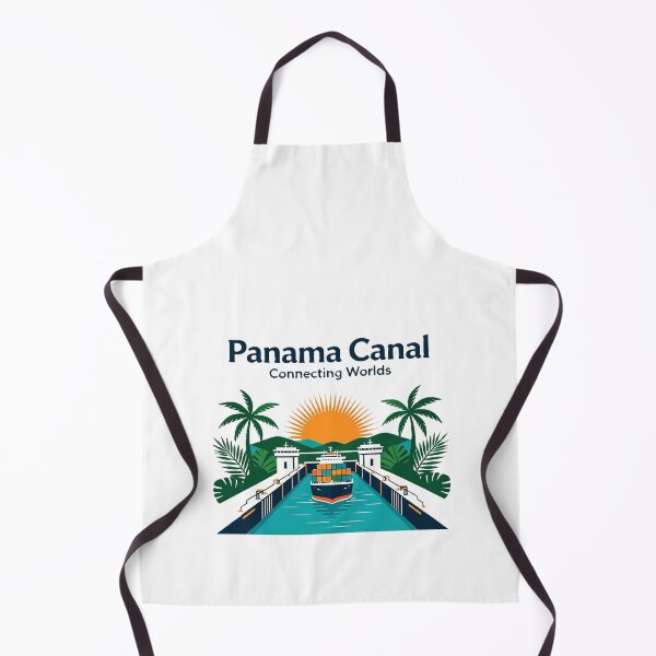 Item preview, Panama Canal – Connecting Worlds Illustration designed and sold by VladisWorld.