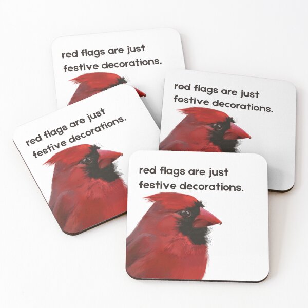 Item preview, bad advice from a cardinal  designed and sold by Obstinate Birds.