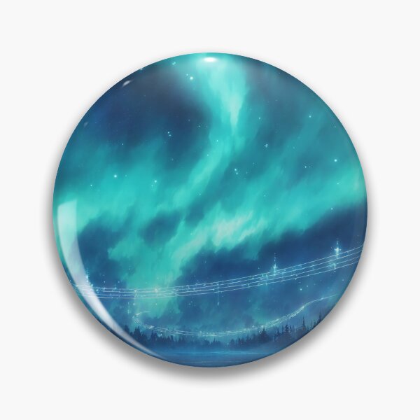 Item preview, Symphony of the Aurora — Northern Lights Anime Fantasy Art designed and sold by middelight-luna.