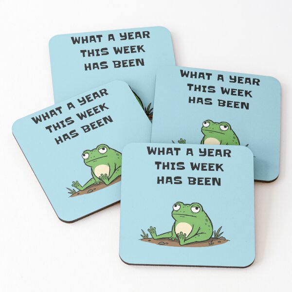 Item preview, What A Year This Week Has Been Frog Humor designed and sold by d247.