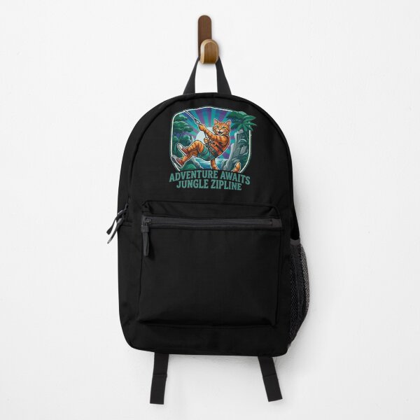 Item preview, Adventure Awaits – Jungle Zipline Cat designed and sold by Dogandesighn.