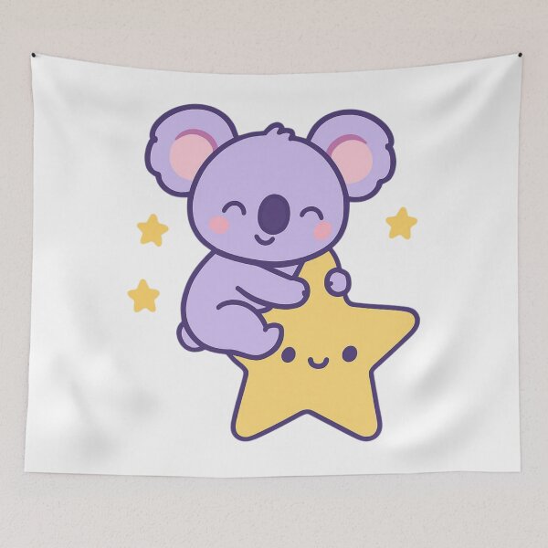 Item preview, Dream Bigger Koala - Inspirational Kawaii Sticker designed and sold by foryouandyours.