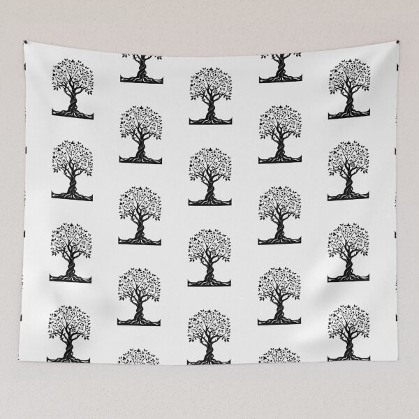 Item preview, TREE OF LIFE, BLACK ART NOUVEAU SILHOUETTE, BOHO LOOK designed and sold by classic car craze.