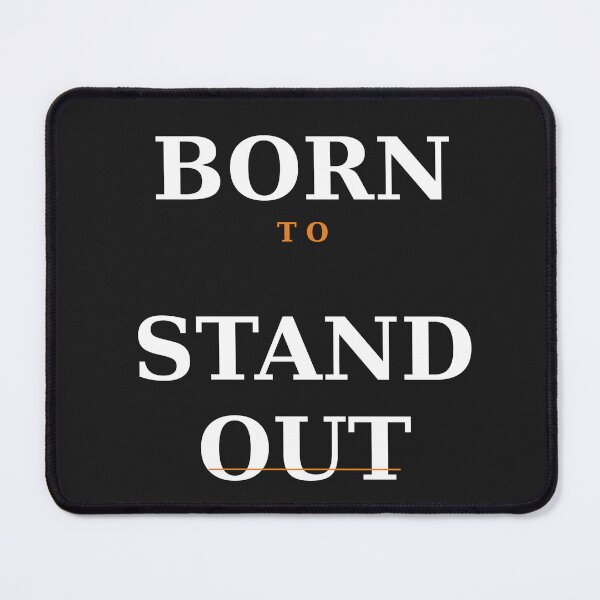 Item preview, Born To Stand Out Minimalist Streetwear Graphic Tee designed and sold by Vantiquee.
