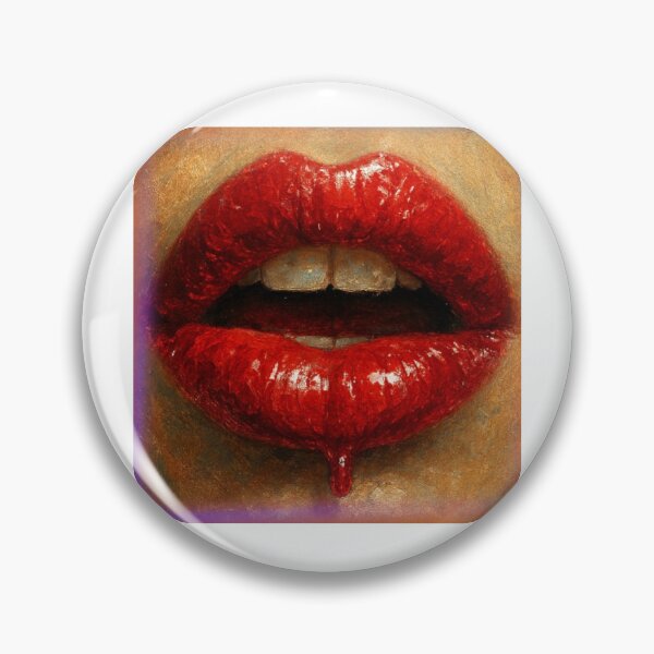 Item preview, Sexy lips with a bright red lipstick designed and sold by carlsmart1.