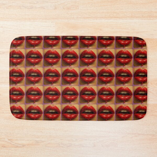Item preview, Sexy lips with a bright red lipstick designed and sold by carlsmart1.