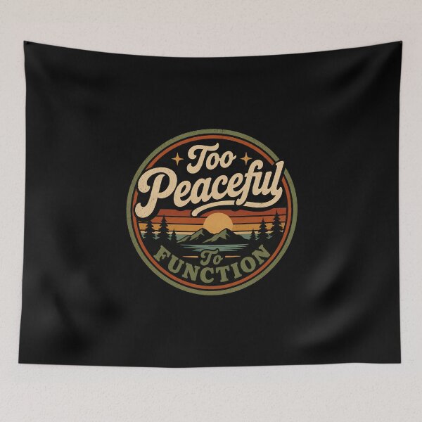 Item preview, Too Peaceful To Function - International Day of Peace  designed and sold by DemureArtsy.