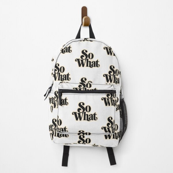 Item preview, Retro Groovy So What Sarcastic Quote Typography designed and sold by GalaMine.