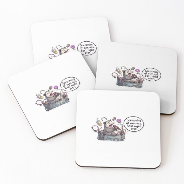 Item preview, Screaming At Own Ass Opossum Karaoke Meme designed and sold by malenkaa1990.