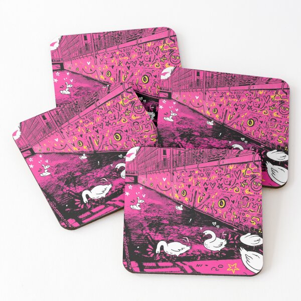 Item preview, “Hot Pink Canal Prophecies & the Swan Who Knew My Itinerary” designed and sold by Print Fiction.