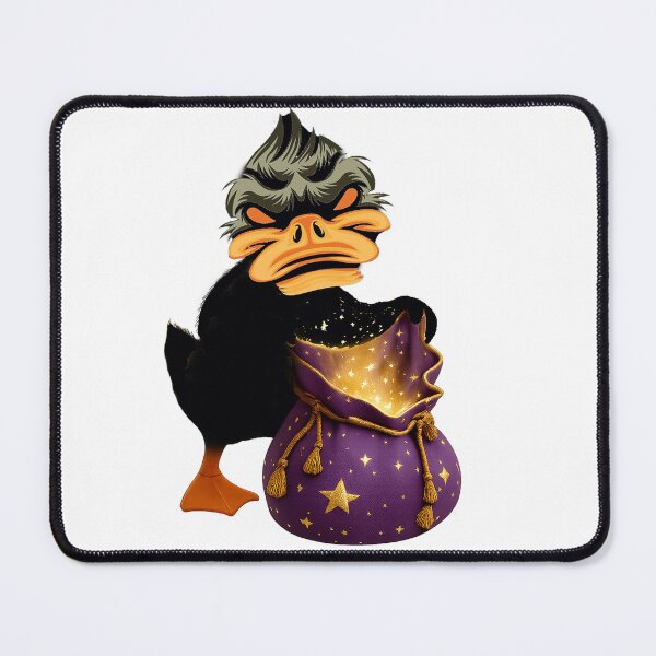 Item preview, Grumpy Magic Duck & the Stardust Spell Bag designed and sold by Gdmark.
