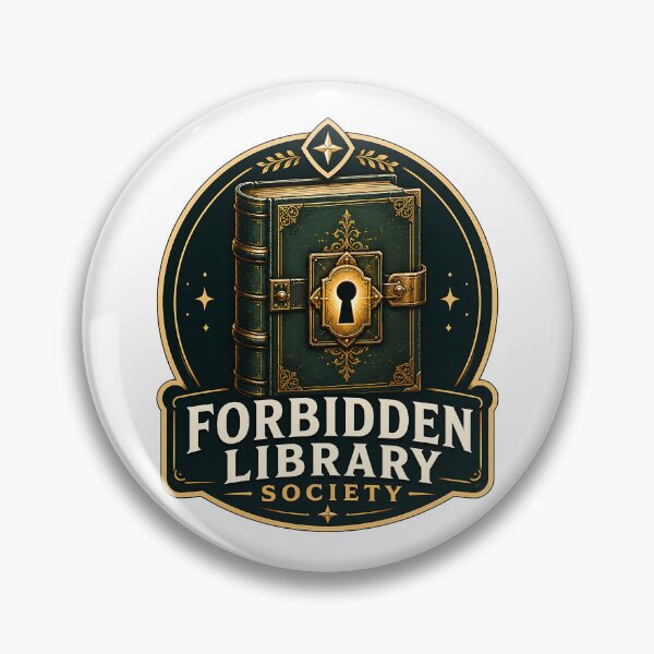 Item preview, Forbidden Library Society | Fantasy Book Lover Secret Library Design designed and sold by Digital Culture Studio.