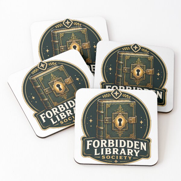 Item preview, Forbidden Library Society | Fantasy Book Lover Secret Library Design designed and sold by Digital Culture Studio.