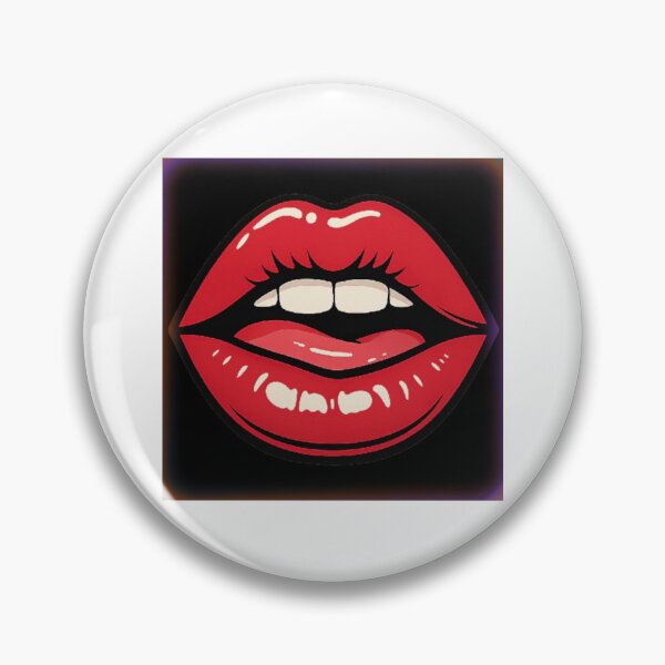Item preview, Sexy hand drawn red lips designed and sold by carlsmart1.