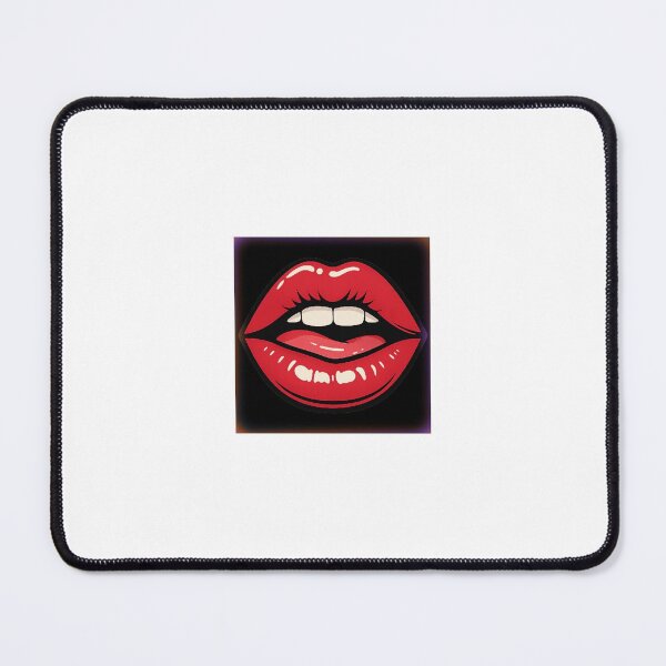 Item preview, Sexy hand drawn red lips designed and sold by carlsmart1.