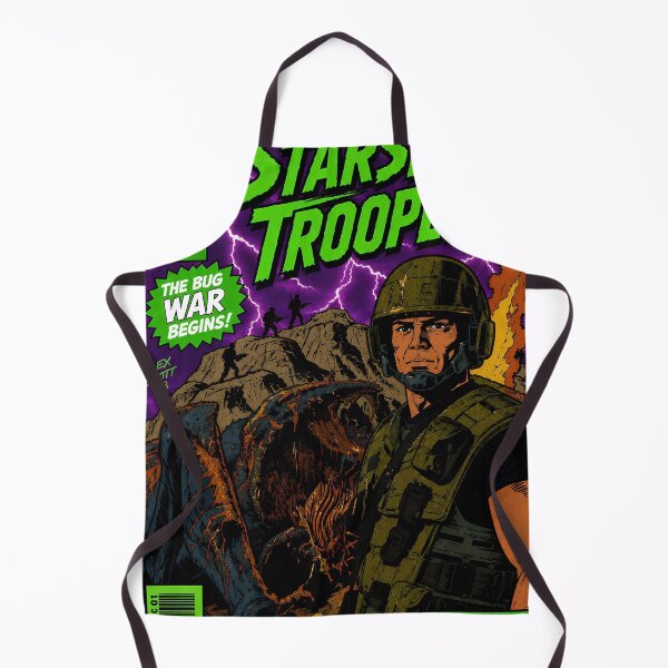 Item preview, STARSHIP TROOPERS COMIC PRINT BUG WAR NEON designed and sold by Campbell0395.