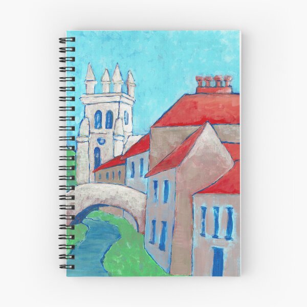 Item preview, Village with Church and Stream designed and sold by Atelier Seneca.
