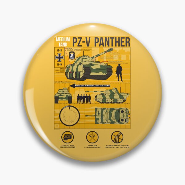 Item preview, Detailed infographics of the Pz-V Panther tank designed and sold by FAawRay.