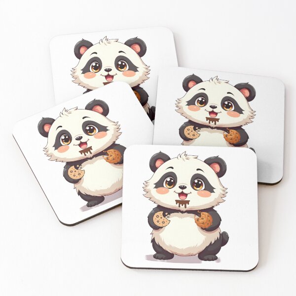 Item preview, Cute Panda Cookie Lover Kawaii Animal T-Shirt designed and sold by vibecraft_studio2.