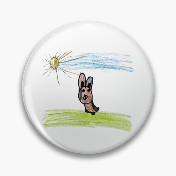 Item preview, Cute Little Bunny Friend – Authentic Kidcore Art by J designed and sold by malenkaa1990.