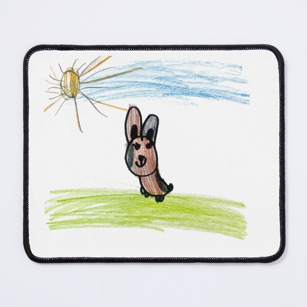 Item preview, Cute Little Bunny Friend – Authentic Kidcore Art by J designed and sold by malenkaa1990.
