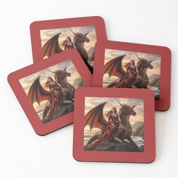 Item preview, ​The Dragon and his Lady on the Coast. designed and sold by JoyNest = "The nest of joy".