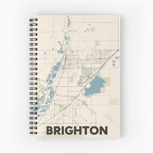 Item preview, Brighton Map designed and sold by MapsNerd.