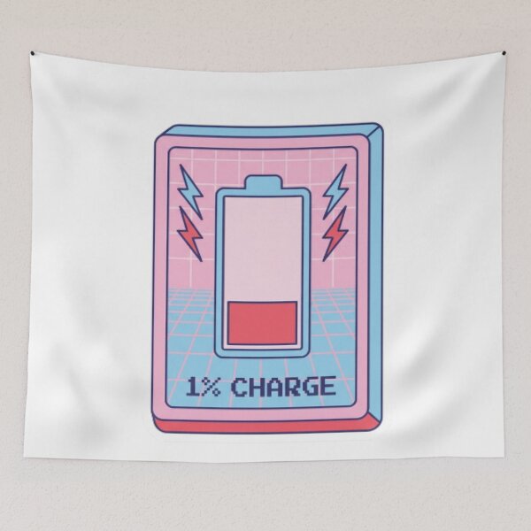 Item preview, Low Social Battery Retro Aesthetic Funny Introvert Sarcasm designed and sold by CozyDesignsCo.