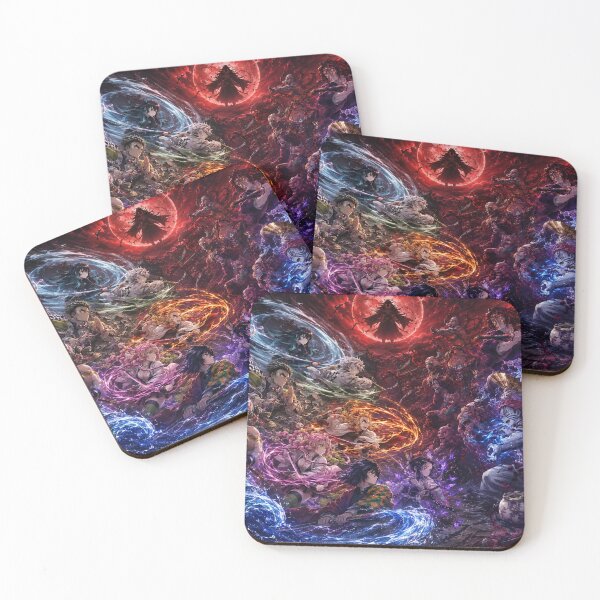 Item preview, Hashiras vs Upper Moons Fan Art designed and sold by Kaizen Curse.
