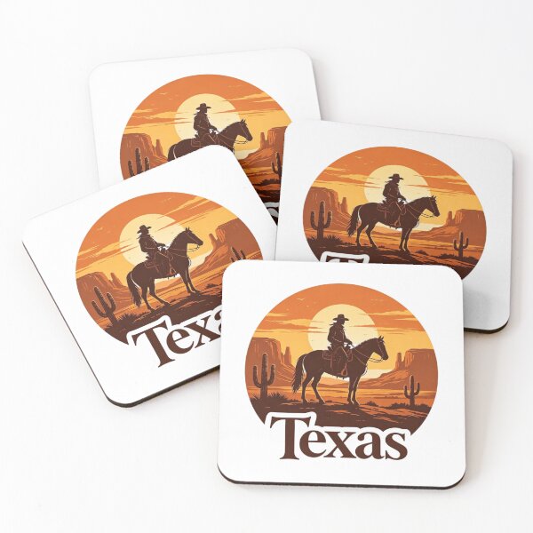 Item preview, Texas – Western Sunset Cowboy Art designed and sold by VladisWorld.