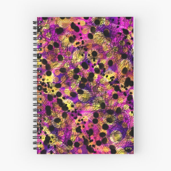 Item preview, Cosmic Network - Organic Lines and Black Dots on a Psychedelic Background - Abstract Digital Art - Decoration, Fashion & Gifts designed and sold by Pk-Gn-  /(°^°)\.